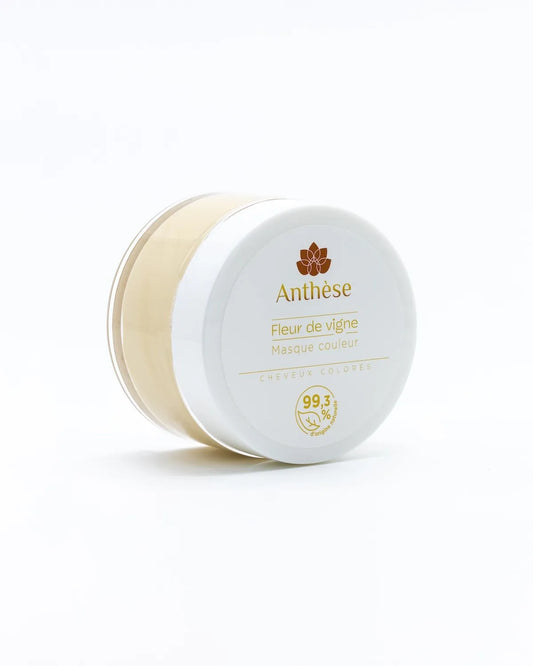 Masque Fleur de Vigne Anthèse 220ml – soin réparateur et protecteur pour cheveux colorés.