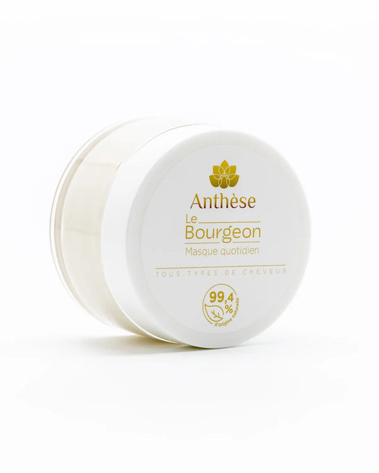 Masque Le Bourgeon Anthèse 220ml – soin réparateur naturel pour cheveux normaux.